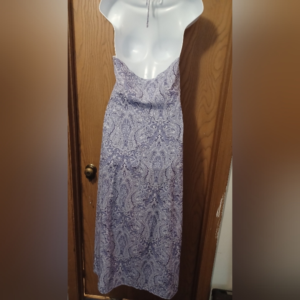 NWOT Paisley print halter maxi dress size 10 - Picture 10 of 13